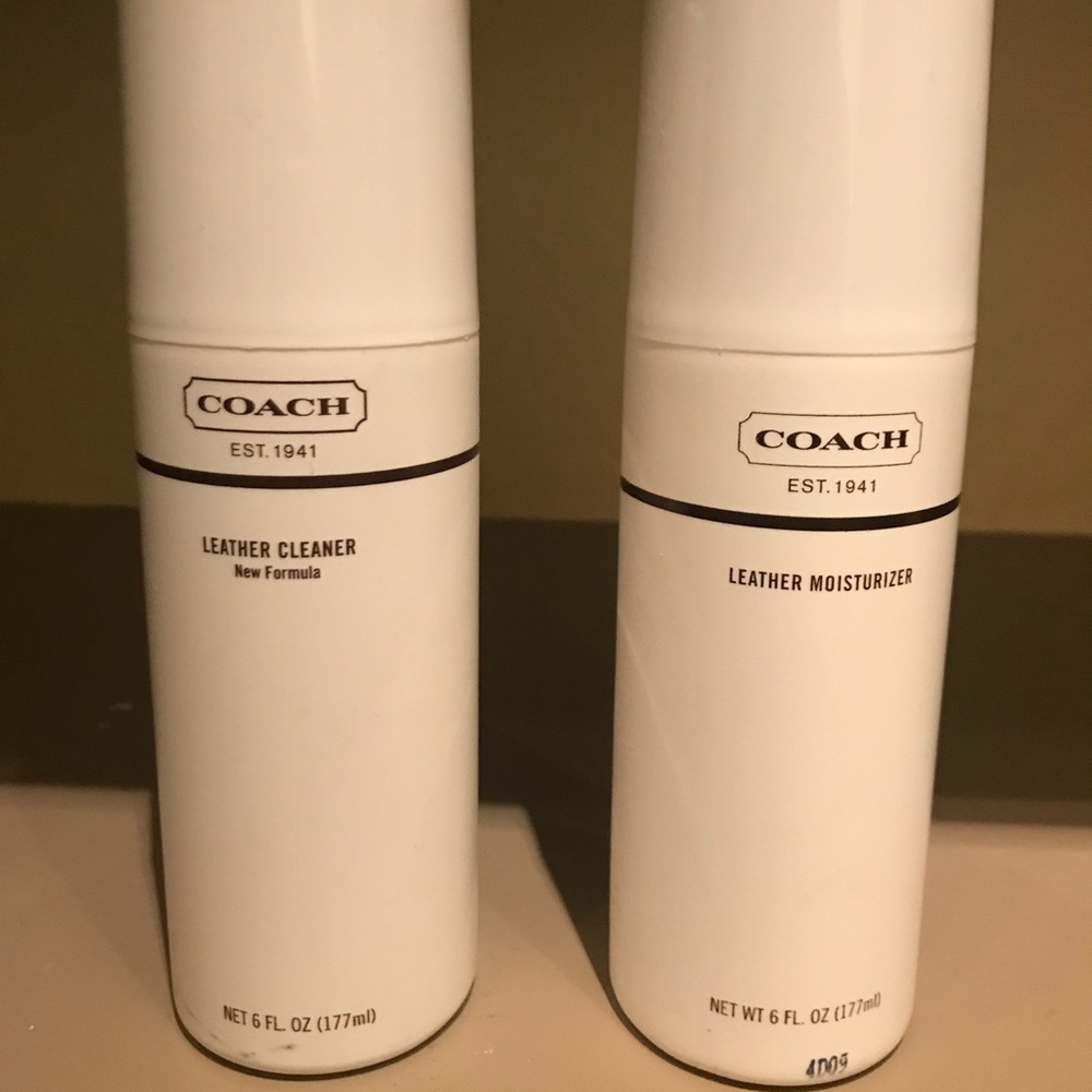 Coach leather cleaner and moisturizer